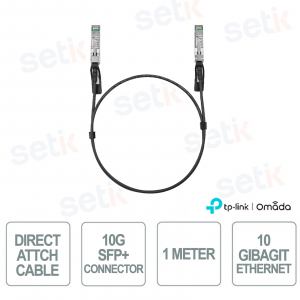 TP-Link Omada SM5220-1M – 1 Meter Direct Attach SFP+ 10G Cable