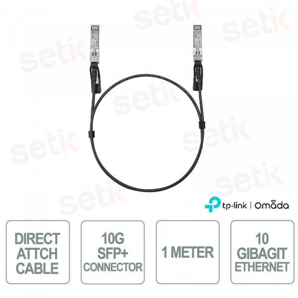 TP-Link Omada SM5220-1M – Cavo Direct Attach SFP+ 10G da 1 Metro