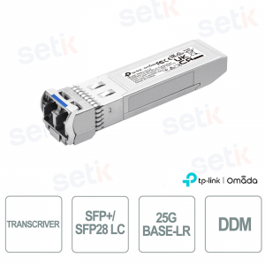 TP-Link Omada SM6110-LR SFP28 | 25G/10G LR transceiver on single-mode fiber up to 10 km