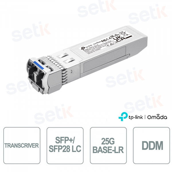 TP-Link Omada SM6110-LR SFP28 | Transceiver 25G/10G LR su Fibra Monomodale fino a 10 km