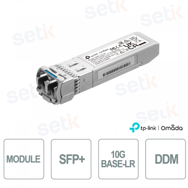 TP-Link Omada SM5110-LR SFP+ | Transceiver 10G su Fibra Monomodale fino a 10 km