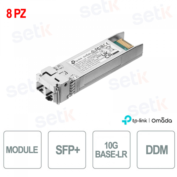 TP-Link Omada SM5110-SR(8-pack) SFP+ | Transceiver 10G Multimodale fino a 300m