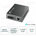 TP-Link MC100CM Media Converter: 10/100Mbps Copper-Fiber Connection up to 2 km