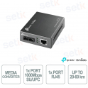 TP-Link MC110CS Media Converter: Ethernet-Fiber Connection up to 20 km