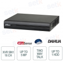 Dahua XVR1B16H-I: 16-Channel AI WizSense Video Recorder with SMD Plus and Smart H.265+