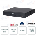 Dahua XVR4104HS-I: 4-Channel AI WizSense DVR with SMD Plus and H.265+