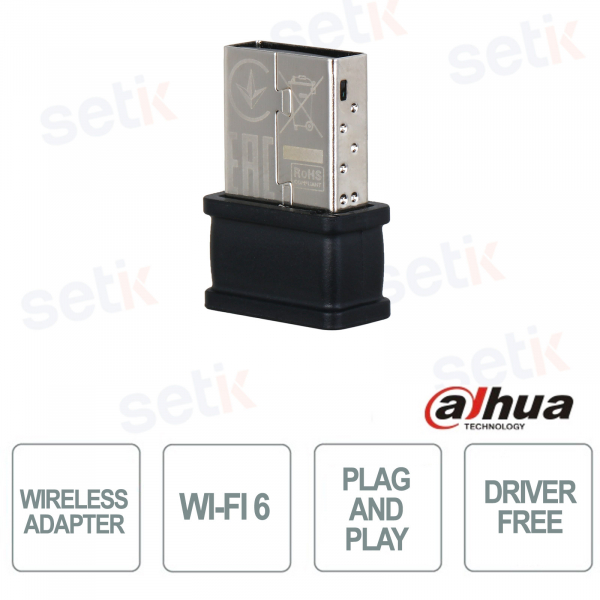 Dahua NC300: Adattatore Wi-Fi 6 USB 2.0 300Mbps Plug & Play