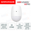 Hikvision AXPro Motion Sensor Pir-Glass Break Sans fil 868Mhz 12M 85,9 ° Immunité aux animaux