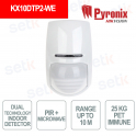Indoor wireless detector - Dual technology - PIR and microwave - Detection up to 10m - For immunity 25kg