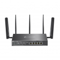 TP-Link ER706WP-4G | Gateway VPN WiFi 6 AX3000 con 4G+ Cat6 e PoE+
