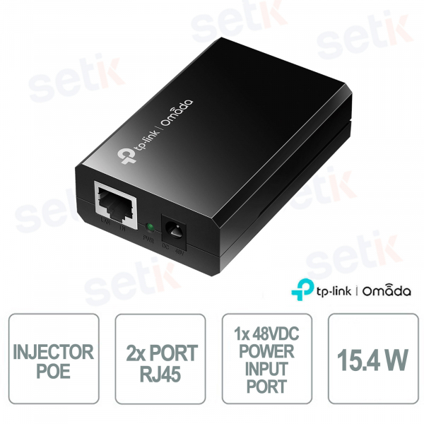 TP-Link POE150S PoE Injector 15,4W Gigabit – Semplice e Sicuro