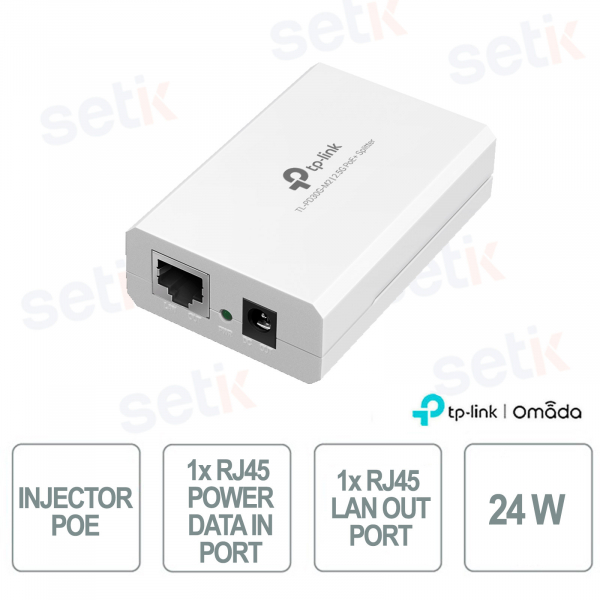 TP-Link TL-PD30G-M2 PoE+ Splitter 2.5G 24W – Alimentazione Sicura e Veloce