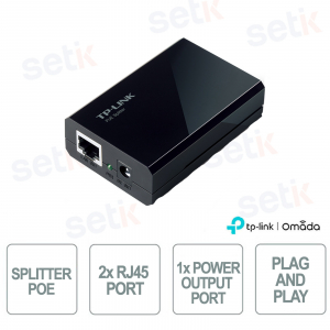 TP-Link TL-POE10R PoE Splitter 12W – Alimenta Access Point e IP Camera