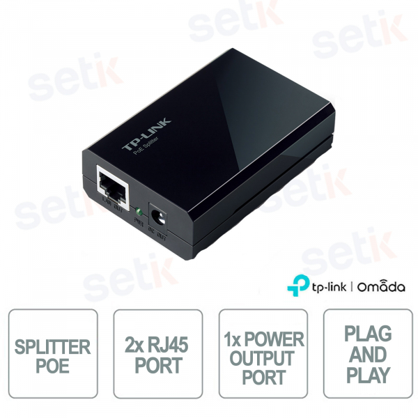 TP-Link TL-POE10R PoE Splitter 12W – Alimenta Access Point e IP Camera
