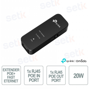 TP-Link TL-POE10E PoE+ Extender 20W – Estendi Rete e Alimentazione fino a 250m