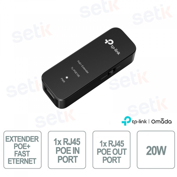 TP-Link TL-POE10E PoE+ Extender 20W – Estendi Rete e Alimentazione fino a 250m