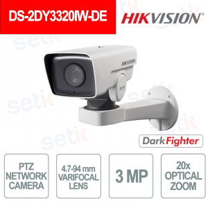 Telecamera PTZ Hikvision DS-2DY3320IW-DE 3MP 20× Zoom IR