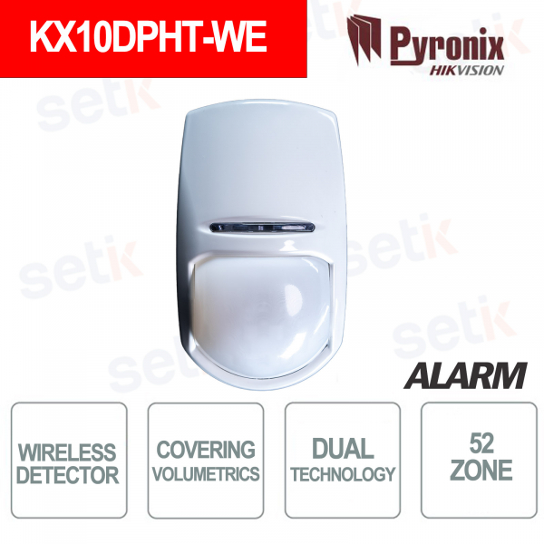Hikvision-Pyronix KX10DTP-WE Dual Tech Pet Immune Wireless Sensor 10m