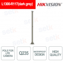 Hikvision L1300-R117 (dark grey) – Waterproof and durable grey pole for LPR cameras