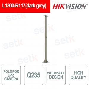 Hikvision L1300-R117 (dark grey) – Waterproof and durable grey pole for LPR cameras