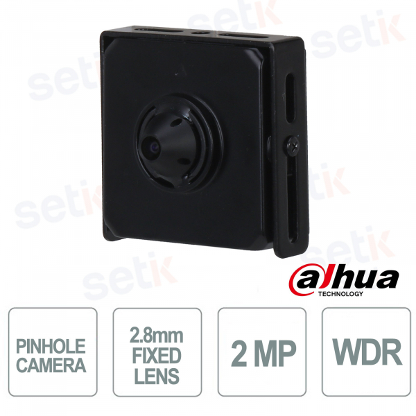 Telecamera Dahua IPC-HUM8241E-L4-S3 2MP Pinhole Full HD con ottica 2.8 mm e WDR