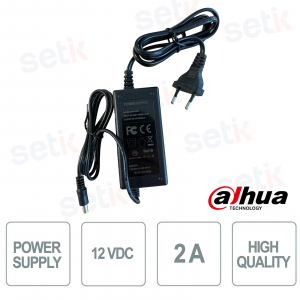 Alimentatore 12V 2A piccolo attacco europeo
