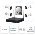 Imou Kit - 4x 2MP Bullet Cameras 3.6mm Lens + 1x IP NVR 4 Channels Onvif 1TB HDD Included