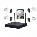 Imou Kit - 4x 2MP Bullet Cameras 3.6mm Lens + 1x IP NVR 4 Channels Onvif 1TB HDD Included