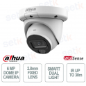 Telecamera Dahua IPC-HDW3649QM-S-IL 6MP 2.8mm con AI, WizSense e Smart Dual Light