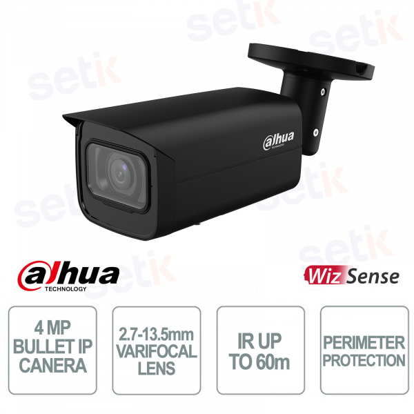 Dahua IPC-HFW3441T-ZS-S2 4MP Black 2.7–13.5mm camera with AI WizSense