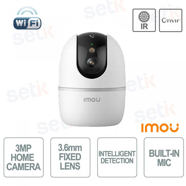 Telecamera Wi-Fi Imou A1 Pro 3MP 2K | Pan&Tilt con Ottica 3.6mm AI