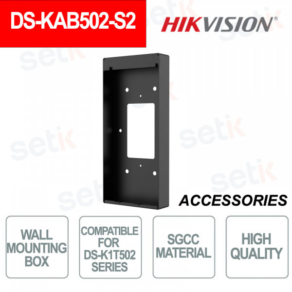 DS-KAB502-S2: scatola da parete per montaggio a superficie - Hikvision