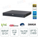NVR5232-16P-EI2 32-Channel PoE with AI, AcuPick, Facial Recognition, and ANPR - Dahua