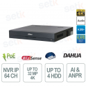 NVR5464-EI2 64 Canali con AI, AcuPick, Face Recognition e ANPR - Dahua