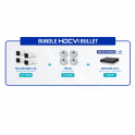 HDCVI Bullet Bundle: Video Surveillance Kit with 2MP Cameras, Junction Box, and AI Video Recorder