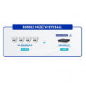 HDCVI Eyeball Bundle with 4 x 2MP Cameras and 4-Channel XVR, 1TB SSD: Complete and Secure Video Surveillance Kit