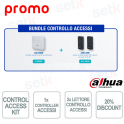 Bundle Controllo Accessi Dahua: Controller ASC3202B con Web Server e 2 Lettori ASR1200E IP66 a Card 13.56 MHz