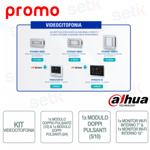 AirShield video door entry system: VT04202F button modules and 7'' and 10'' Android IP/Wi-Fi internal monitors