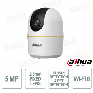Telecamera IPC-HPT1530DA-STW 5MP Wi-Fi AI con ottica 2.8mm - Dahua