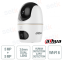 Dahua IPC-HPT1539DD-STW-5E2 5MP Dual-Lens AI Camera with 3.6mm Lens