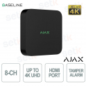 134499.122.BL1 - Ajax NVR HAC 8-Channel Black with HDMI Port | Full HD Network Video Recorder