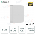 134500.122.WH1 - Ajax NVR HAC 8-Channel White with HDMI Port | Full HD Network Video Recorder