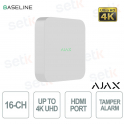 134506.122.WH1 - Ajax 16-Channel NVR White with HDMI Port | Full HD Network Video Recorder
