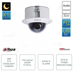 Dahua SD42C215-HC-LA 2MP HDCVI Starlight PTZ Camera with 15x Zoom