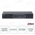 Dahua S3016-16GT 16-Port Gigabit Switch – Fast and Reliable Networking