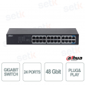 Switch Gigabit 24 Porte Dahua S3024-24GT – Prestazioni di rete sicure e veloci