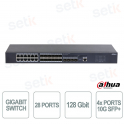 Dahua S5428-12GF12GT4XF 28-Port Managed Switch – 10G Uplink and High Performance