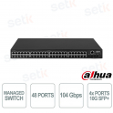 Switch Dahua AS4300-48GT4GF | 48 Porte Gigabit L2+ con 4 SFP e Prestazioni Avanzate