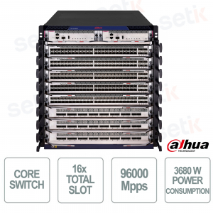 S10508 — Core Switch 40GE ad Alte Prestazioni per Reti Sicure e Scalabili - Dahua
