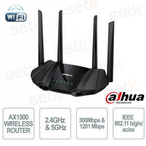 copy of Routeur Wi-Fi Dahua AC12 AC1200 : débit de 1,2 Gbit/s, couverture étendue et contrôle intelligent